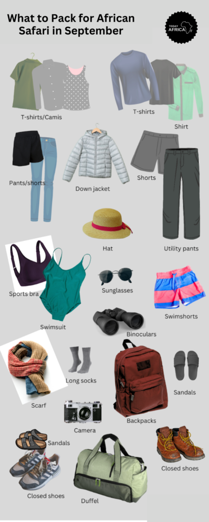 What to Pack for African Safari in September