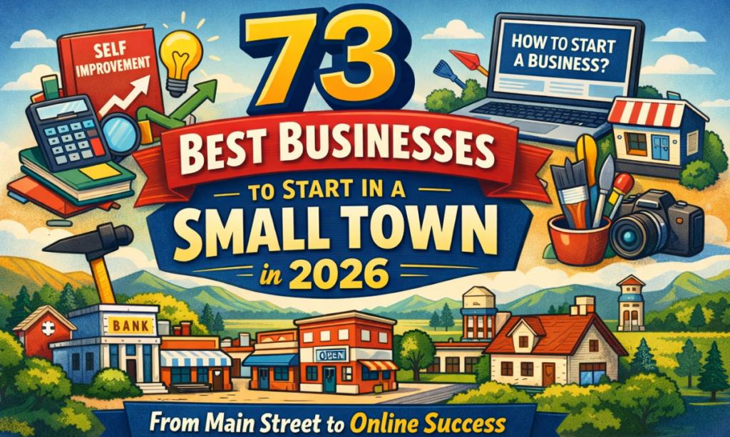 70 best businesses to start in a small town this year